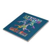 ネイティブ・アメリカ人ココペリ・ダンス・ユア・ライフ3 タイル (側面)