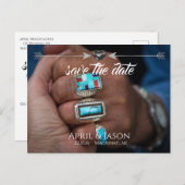 ネイティブ・アローズ | セーブ・ザ・デート・アナウンスメント 案内ポストカード (正面/裏面)