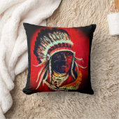 "ネイティブ・ウォリアー" クッション (ブランケット)