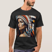 ネイティブ・ウォリアー・プリンセス Tシャツ (正面)