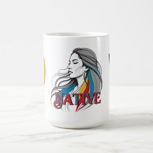 ネイティブ コーヒーマグカップ (中央)