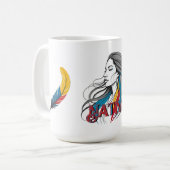 ネイティブ コーヒーマグカップ (正面左)