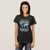 ネイテ誇りを持ったーからのオランダ移転からの少女 Tシャツ (正面フル)