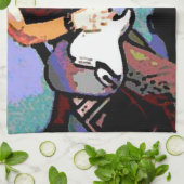 ネイトとギター キッチンタオル (折り畳み)