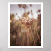 ネイトラール暖かい秋ワイルドフラワーファームハウスのウォールアート ポスター (正面)