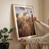 ネイトラール暖かい秋ワイルドフラワーファームハウスのウォールアート ポスター