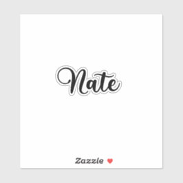 ネイト名 – 手書き書 シール