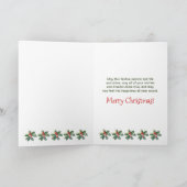 ネイバークリスマスホリーリースホリデーカード シーズンカード (内部)