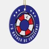 ネイバービークルーズおもしろいバケーション セラミックオーナメント (右)