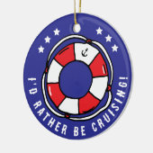 ネイバービークルーズおもしろいバケーション セラミックオーナメント (左)