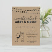 ネイバーミート&あいさつパーティの招待状 招待状 (スタンド正面)