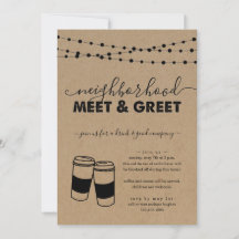 ネイバーミート&あいさつパーティの招待状