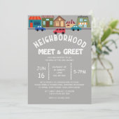 ネイバーミート&あいさつ招待状 招待状 (スタンド正面)