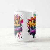 ネイバーリーマグに鼻を付ける コーヒーマグカップ (中央)