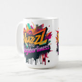 ネイバーリーマグに鼻を付ける コーヒーマグカップ (正面左)