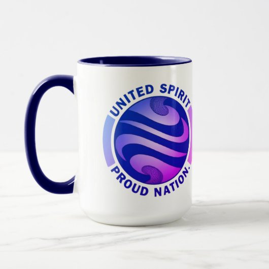 ネイバーリーマグに鼻を付ける マグカップ (左)