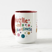 ネイバーリーマグに鼻を付ける マグカップ (正面左)