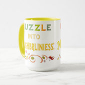 ネイバーリーマグに鼻を付ける マグカップ (正面左)