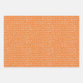 ネイビはっきりしたラスト抽象芸術級植物模様 ラッピングペーパーシート (正面2)