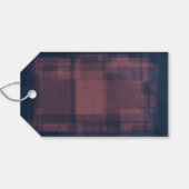 ネイビはっきりしたーメリーチョーククリスマスホリデーギフトラベル ギフトタグ (裏面横)