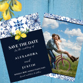 ネイビイタリアンーが写真を保存 招待状