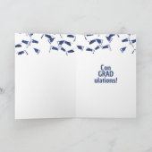 ネイビインスパイアーブルー卒業文字 カード (内部)