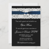 ネイビエレガントスタイリッシュー企業の招待状 招待状 (正面)