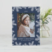 ネイビエレガントーとホワイトパインのフレーム写真 シーズンカード (スタンド正面)