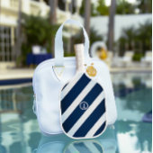 ネイビエレガントーとライトブルーストライプの航海の ピックルボールラケット