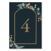 ネイビエレガントーと埃っぽいブルー植物学 テーブルナンバー (正面)