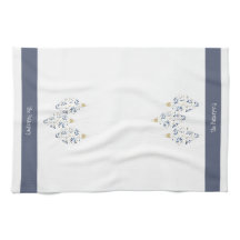 ネイビエレガントーと金ゴールドウォーターカラーホリデーオーナメント