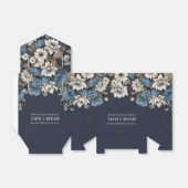 ネイビエレガントーフローラ野花結婚ズ フェイバーボックス (折り畳みなし)