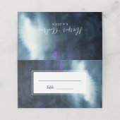 ネイビエレガントーブルウォーター色 プレイスカード (外部開封)