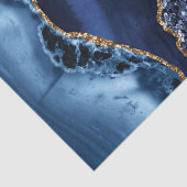 ネイビエレガントーブルーと金ゴールドグリッター海ゲート 薄葉紙 (詳細)