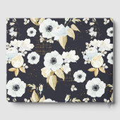 ネイビエレガントーブルーフローラバルミツワー ゲストブック (裏面)