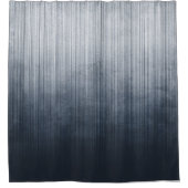 ネイビエレガントーブルーホワイトグレ素朴イ シャワーカーテン (正面)