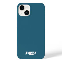 ネイビエレガントーブルー白パーソナライズされた名