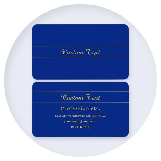 ネイビエレガントーブルー背景の金ゴールドスクリプト