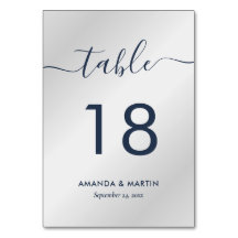 ネイビエレガントーモダン・ブルーとシルバー