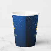 ネイビエレガントー中国のブ結婚ルー 紙コップ (左)