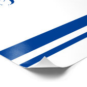 ネイビエレガントー航海のいかりブライダルシャワーポスター ポスター (コーナー)