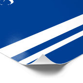 ネイビエレガントー航海のいかりブライダルシャワー ポスター (コーナー)