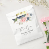 ネイビエレガントー赤面結婚のフローラは感謝していあなた フェイバーバッグ (封をした状態)