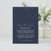 ネイビエレガントー&シルバー落下スター結婚ズ詳細 エンクロージャーカード (スタンド正面)