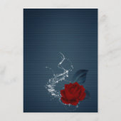 ネイビエレガントー&レッドフラワーエンクロージャ詳細カード エンクロージャーカード (裏面)