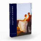 ネイビカスタムーブルミニマル結婚リストの写真ブロック フォトブロック (左)