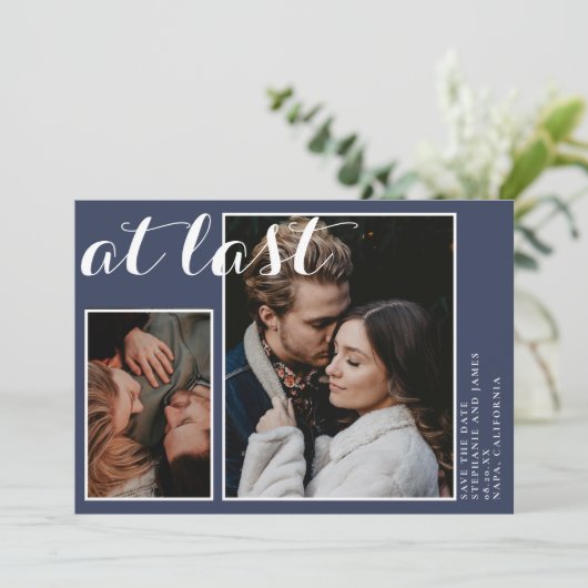 ネイビカスタムーブルーの写真2枚 セーブザデート (スタンド正面)