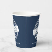 ネイビカスタムーモダンブルー大学院 紙コップ (右)