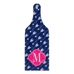 ネイビガーリーー&ピンクアローズカスタム カッティングボード