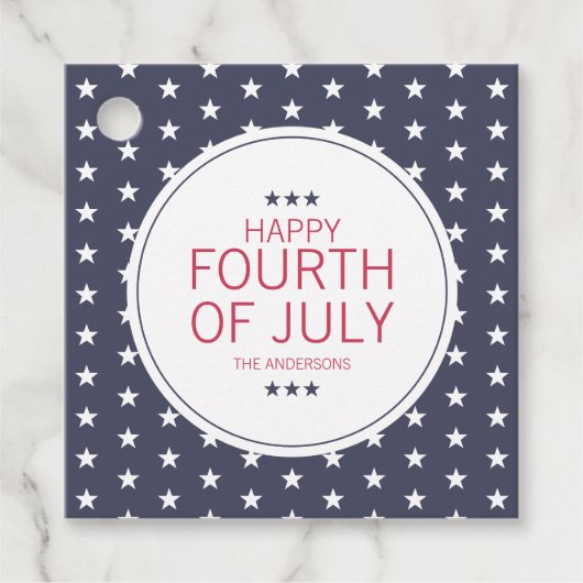 ネイビクラシックスターズ7月4日独立記念日 フェイバータグ (正面)